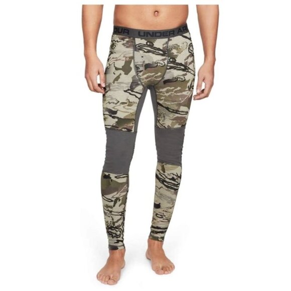 Under Armour 1297425 Mid Season Reversible Wool Base Leggings Barren Camo ( S ) - Picture 1 of 4